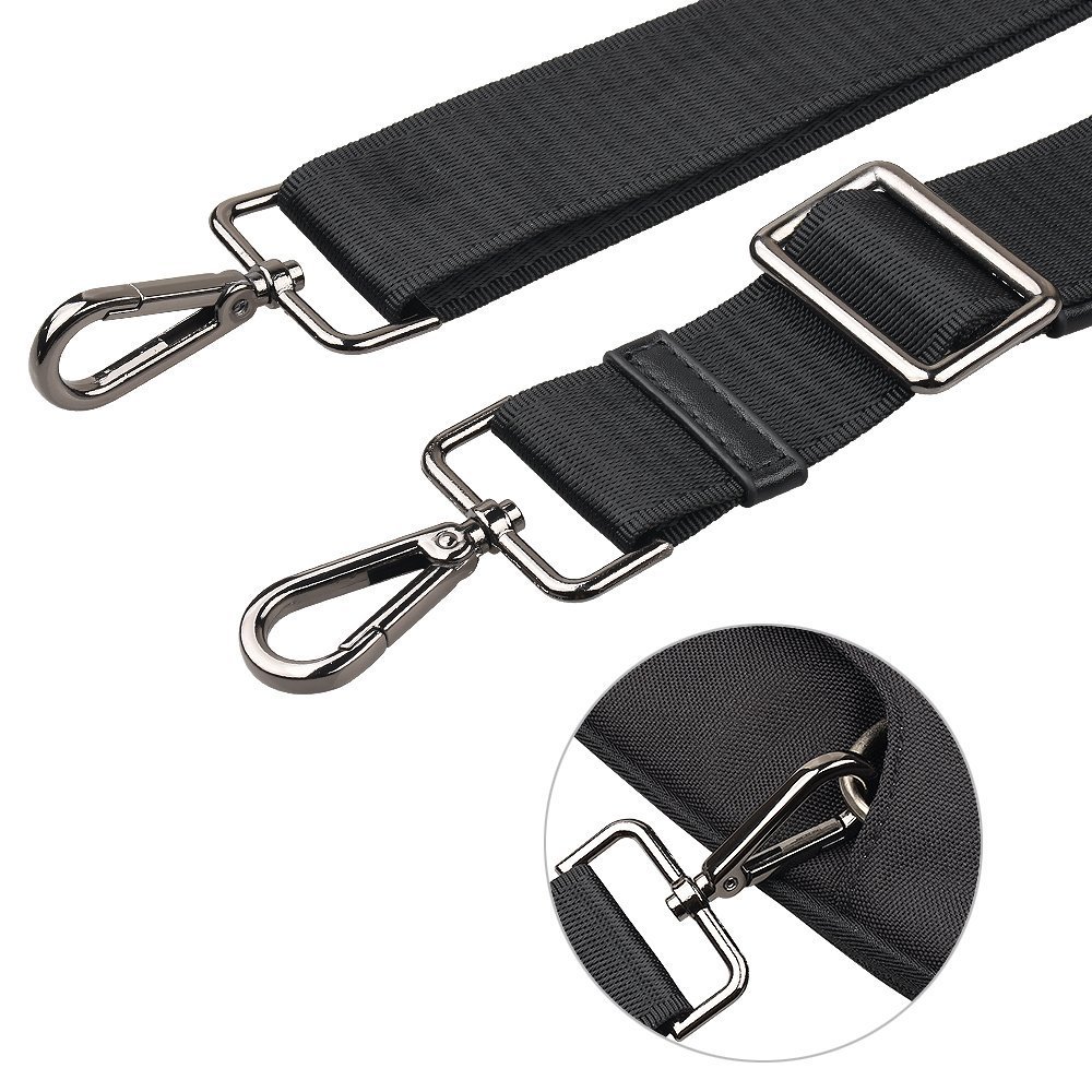 Padded Adjustable Single Shoulder Strap For Laptop Gym Sports Bag Black Metal Ho - Picture 9 of 21