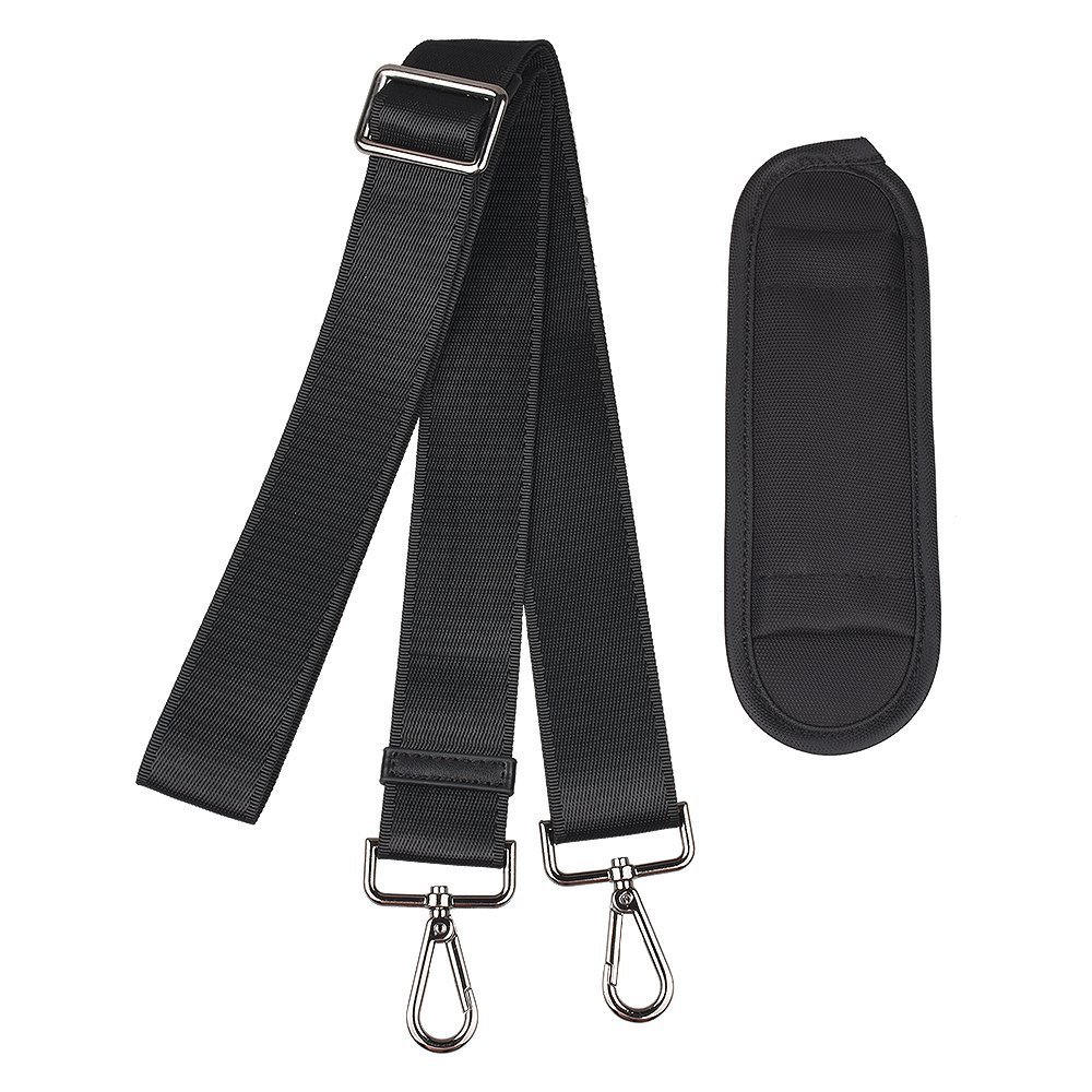 Padded Adjustable Single Shoulder Strap For Laptop Gym Sports Bag Black Metal Ho - Picture 15 of 21